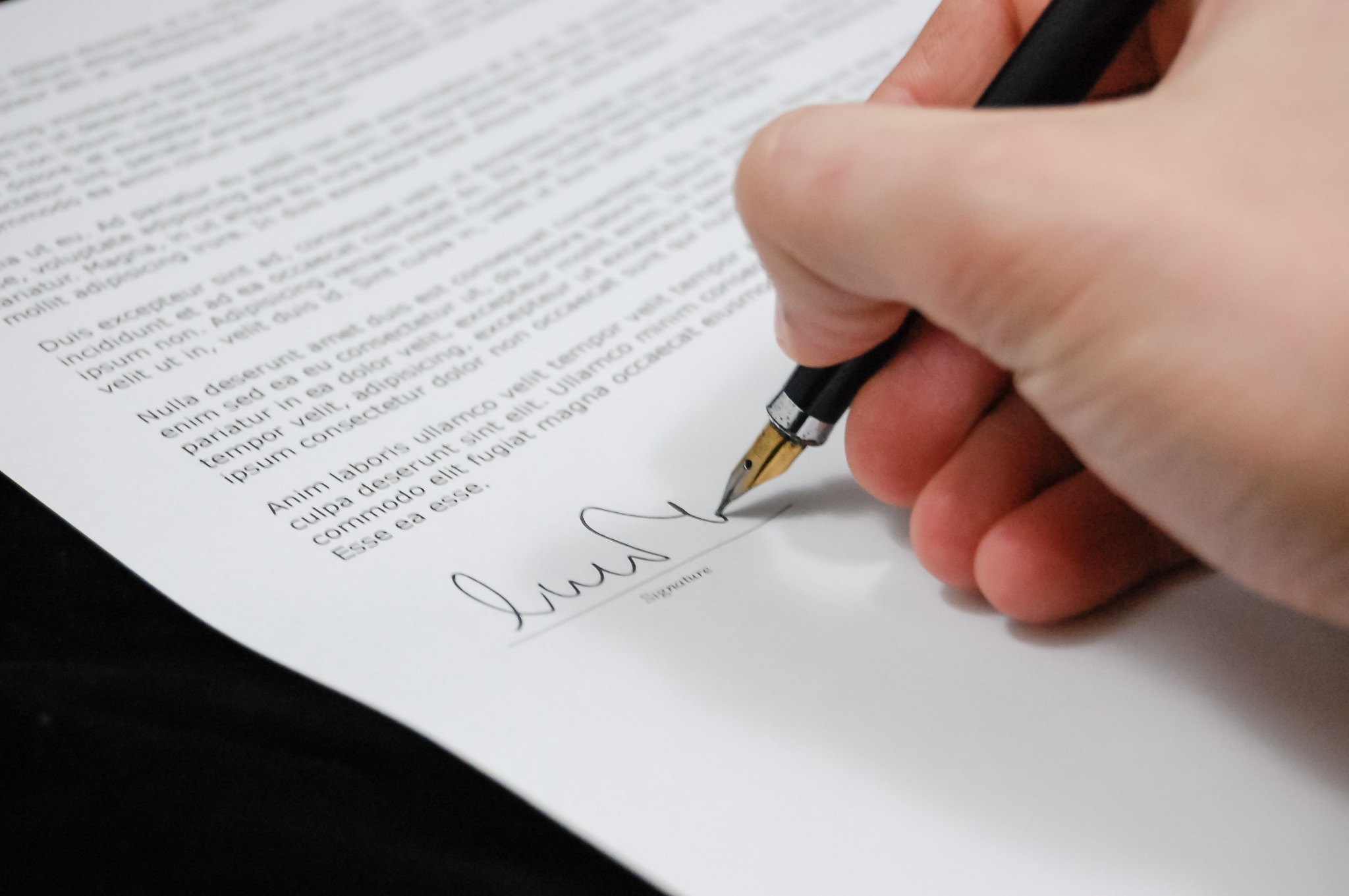 Firma di un documento